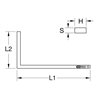 KS Tools Zimmermannswinkel, 1000mm