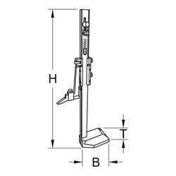 KS Tools Präzisions-Höhenreißer, 130mm