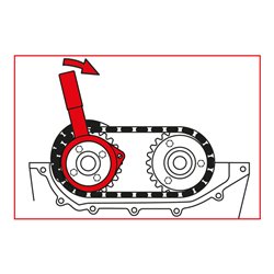KS Tools BMW - Motoreinstell-Werkzeug-Satz, 11-teilig
