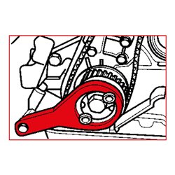 KS Tools Alfa Romeo / Fiat / Lancia - Motoreinstell-Werkzeug-Satz, 34-teilig