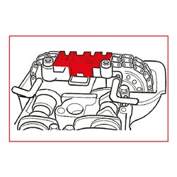 KS Tools Chrysler / Mercedes - Motoreinstell-Werkzeug-Satz, 6-teilig