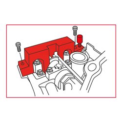 KS Tools BMW - Motoreinstell-Werkzeug-Satz, 10-teilig