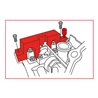 KS Tools BMW - Motoreinstell-Werkzeug-Satz, 10-teilig