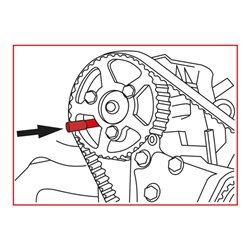 KS Tools PSA - Motoreinstell-Werkzeug-Satz, 45-teilig