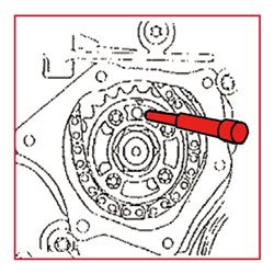 KS Tools GM / Isuzu / Opel / Saab - Motoreinstell-Werkzeug-Satz, 36-teilig