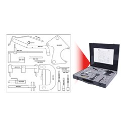 KS Tools Renault - Motoreinstell-Werkzeug-Satz, 18-teilig