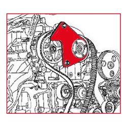 KS Tools Renault - Motoreinstell-Werkzeug-Satz, 18-teilig