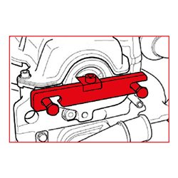 KS Tools VAG - Motoreinstell-Werkzeug-Satz, 19-teilig