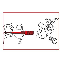 KS Tools Honda - Motoreinstell-Werkzeug-Satz, 5-teilig