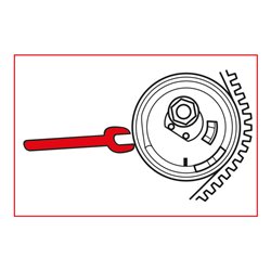 KS Tools Alfa Romeo / Fiat / Lancia - Motoreinstell-Werkzeug-Satz, 12-teilig