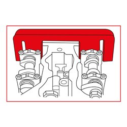 KS Tools BMW - Motoreinstell-Werkzeug-Satz, 7-teilig Motocordes: N43 / B126A/AA / B16AA / B20KO / B20AY / B20A / B16AA/OO / B20A