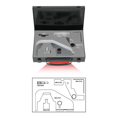 KS Tools Ford - Motoreinstell-Werkzeug-Satz, 5-teilig