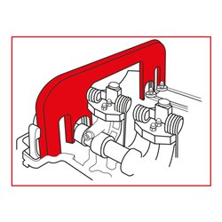 KS Tools BMW - Motoreinstell-Werkzeug-Satz, 13-teilig