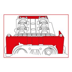 KS Tools GM / Opel - Motoreinstell-Werkzeug-Satz, 7-teilig