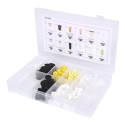 KS Tools Befestigungs-Clip-Satz - Kunststoffmuttern, 350-teilig