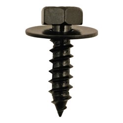 KS Tools Metall-Schraube/Scheibe, schwarz universal, 50er Pack Ø 6,2/10 mm