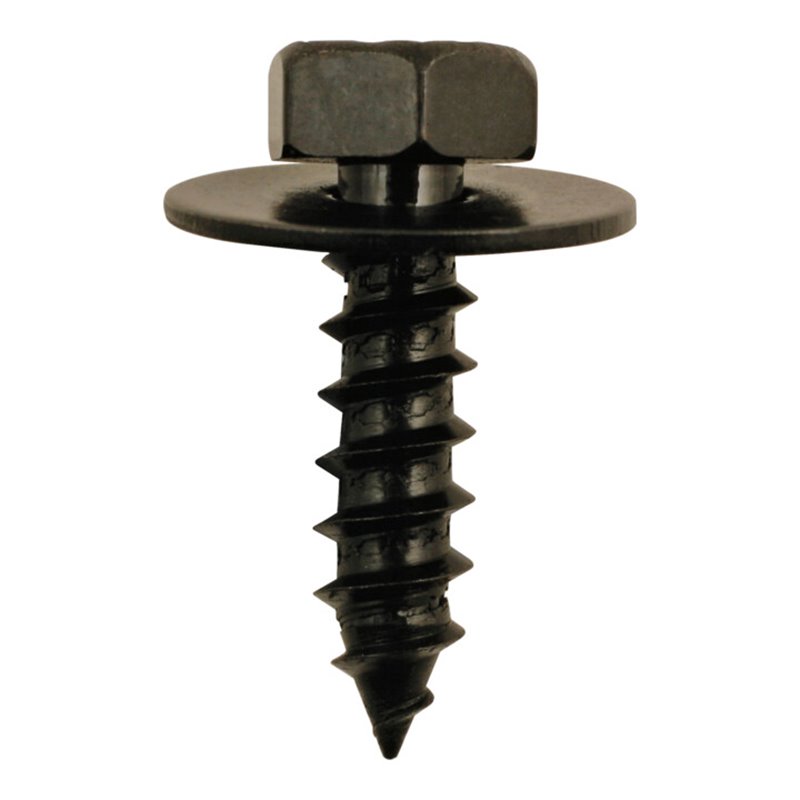 KS Tools Metall-Schraube/Scheibe, schwarz universal, 50er Pack Ø 6,2/10 mm