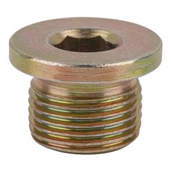 KS Tools Ölablassschraube, Innen6kant 8mm, M16x1,25x11,5mm, 10er-Pack