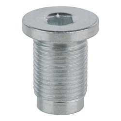 KS Tools Ölablassschraube Innen6kant 8mm, M18x1,5x27mm, 25er-Pack