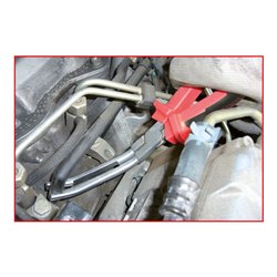 KS Tools Glühkerzenstecker-Zange, abgewinkelt, 235mm