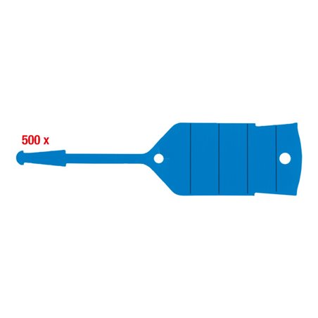 KS Tools Schlüsselanhänger mit Schlaufe, blau, 500 Stück