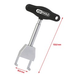 KS Tools T-Griff-Zündspulen-Abzieher, Typ 1, 135mm