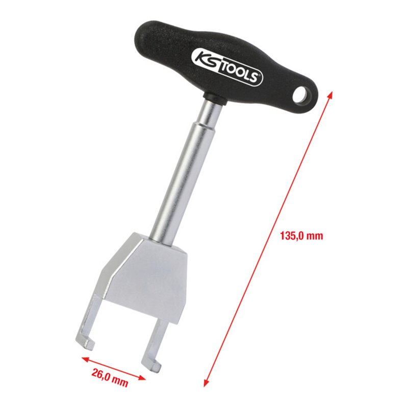 KS Tools T-Griff-Zündspulen-Abzieher, Typ 1, 135mm