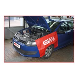 KS Tools Universal-Kotflügelschoner mit eingenähten Magneten, 1000x640mm