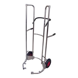 VARIOfit Reifenkarre hoch verzinkt Vollgummibereifung