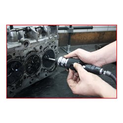 KS Tools Druckluft-Ventilschleifer mit 4 Saugtellern , 5-teilig