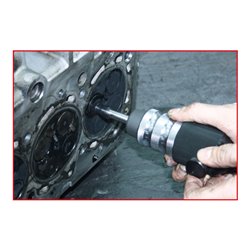 KS Tools Druckluft-Ventilschleifer mit 4 Saugtellern , 5-teilig