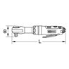 KS Tools 1/2' Druckluft-Umschaltratsche, 68Nm