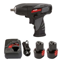 KS Tools 3/8' Akku-Schlag-Schrauber, 117Nm, 1.870 U/min, mit 2 Akkus und 1 Ladegerät