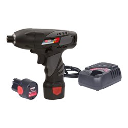 KS Tools 1/4' Akku-Bit-Schlag-Schrauber, 117Nm, 1.870 U/min, mit 2 Akkus und 1 Ladegerät