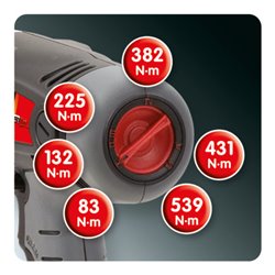 KS Tools 1/2' Akku-Schlag-Schrauber Drehmomentvorwahl,1.800 U/min,mit 1 Akku+1 Ladegerät