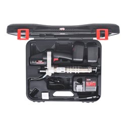 KS Tools 400 ml Akku-Fettpresse, 420bar, 18V, mit 2 Akkus und 1 Ladegerät