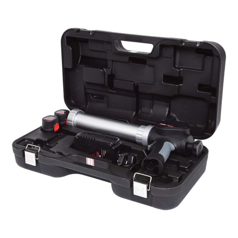 KS Tools Akku-Kartuschen-Pistole 400 ml mit 2 Akkus und 1 Ladegerät
