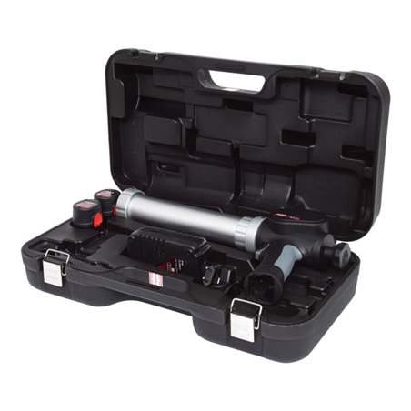 KS Tools Akku-Kartuschen-Pistole 400 ml mit 2 Akkus und 1 Ladegerät