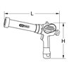 KS Tools Akku-Kartuschen-Pistole 400 ml mit 2 Akkus und 1 Ladegerät