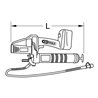 KS Tools 400 ml Akku-Fettpresse, 420bar, 18V, mit 1 Akku und 1 Ladegerät