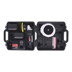 KS Tools Akku-Poliermaschine, 2.300 U/min 18V, mit 2 Akkus und 1 Ladegerät