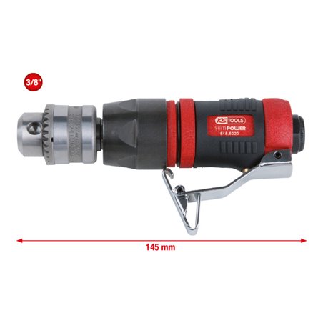 KS Tools 3/8' SlimPOWER Mini-Druckluft-Stabbohrmaschine, 2.600U/min