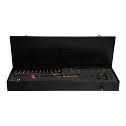 KS Tools 1/2' ERGOTORQUEprecision Ratschen-Drehmomentschlüssel-Satz Drehknopf, 10-100Nm, 52-teilig