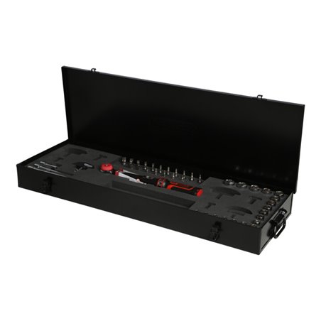 KS Tools 3/8' ERGOTORQUEprecision Ratschen-Drehmomentschlüssel-Satz Drehknopf, 5-50Nm, 44-teilig