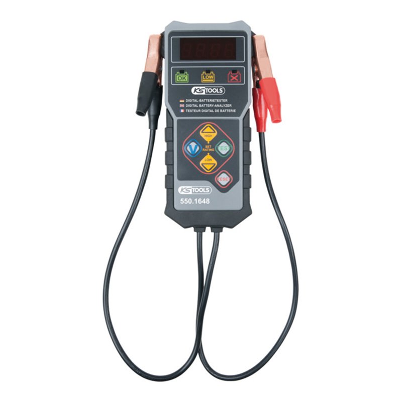 KS Tools 12V Digital-Batterietester Arbeitsbereich DIN 120-550 CCA