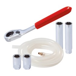 KS Tools Bremsen-Entlüftungsschlüssel-Satz, 6-teilig