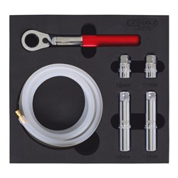 KS Tools Bremsen-Entlüftungsschlüssel-Satz, 6-teilig