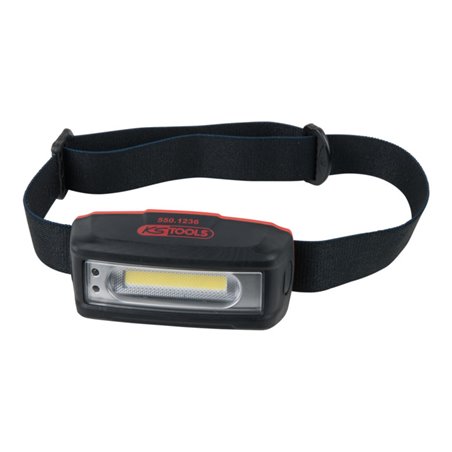 KS Tools STRIPE LED-Akku-Kopflampe mit Bewegungssensor
