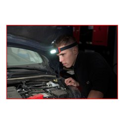 KS Tools STRIPE LED-Akku-Kopflampe mit Bewegungssensor