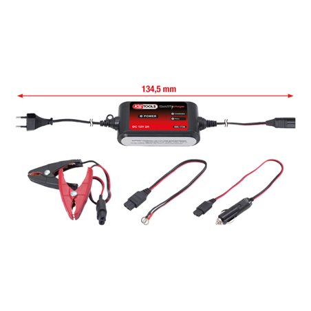 KS Tools 12V SMARTcharger Hochfrequenz-Batterieladegerät 2A
